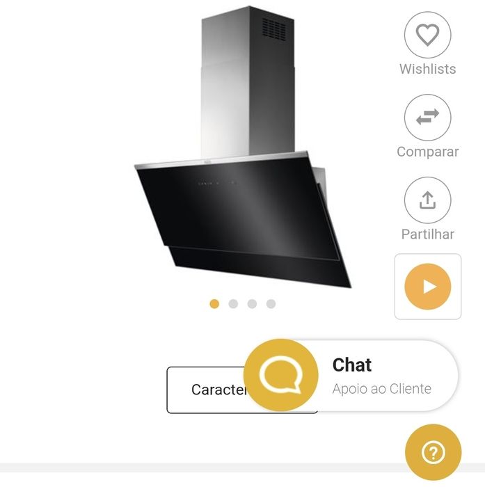 Exaustor de parede AEG, como novo.