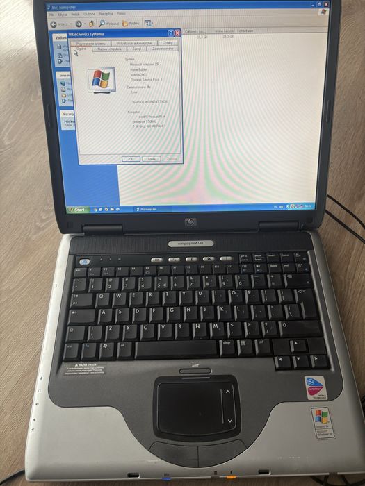 Hp laptop z myszką
