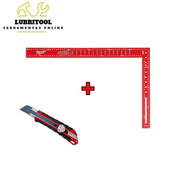 MILWAUKEE Esquadro Pedreiro 600x400mm + OFERTA X-Acto 18mm | NOVOS