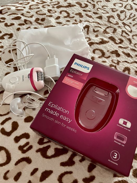 Епілятор Philips BRE255, 4000 з підсвіткою