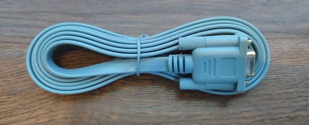 Kabel konsolowy konwertera DB 9Pin RS232 szeregowy na Ethernet