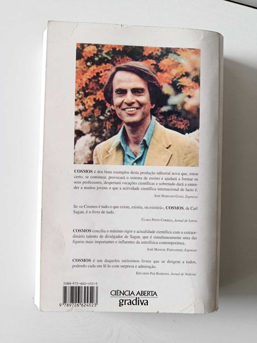 Livro "Cosmos", de Carl Sagan