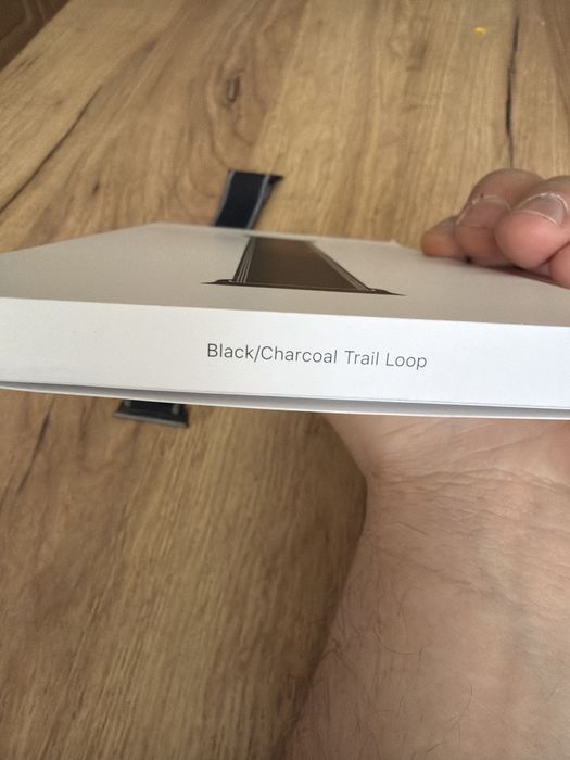 Pasek Apple Watch Ultra 3 2 M/L 49 mm Trial Loop Black Charcoal