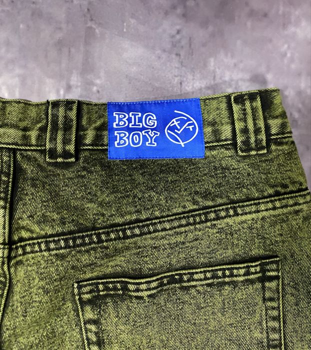 Spodnie Polar Skate Co. Big Boy Jeans - Green Black