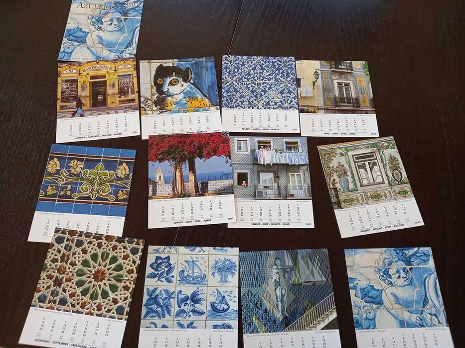 Calendário Azulejos - 2005 - novo