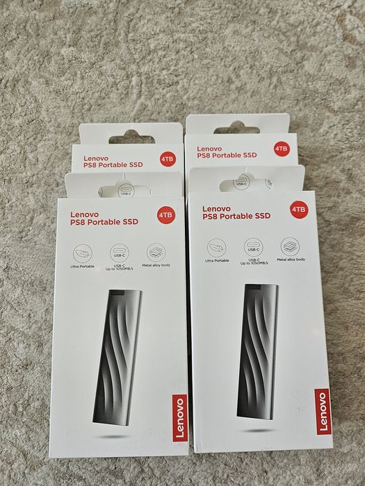 New top. портативний ssd  Lenovo PS8 Portable SSD 4TB
