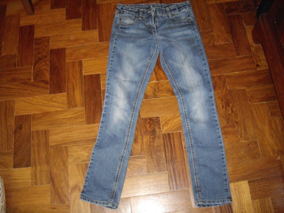 Calças ganga Benetton - menina 10 anos