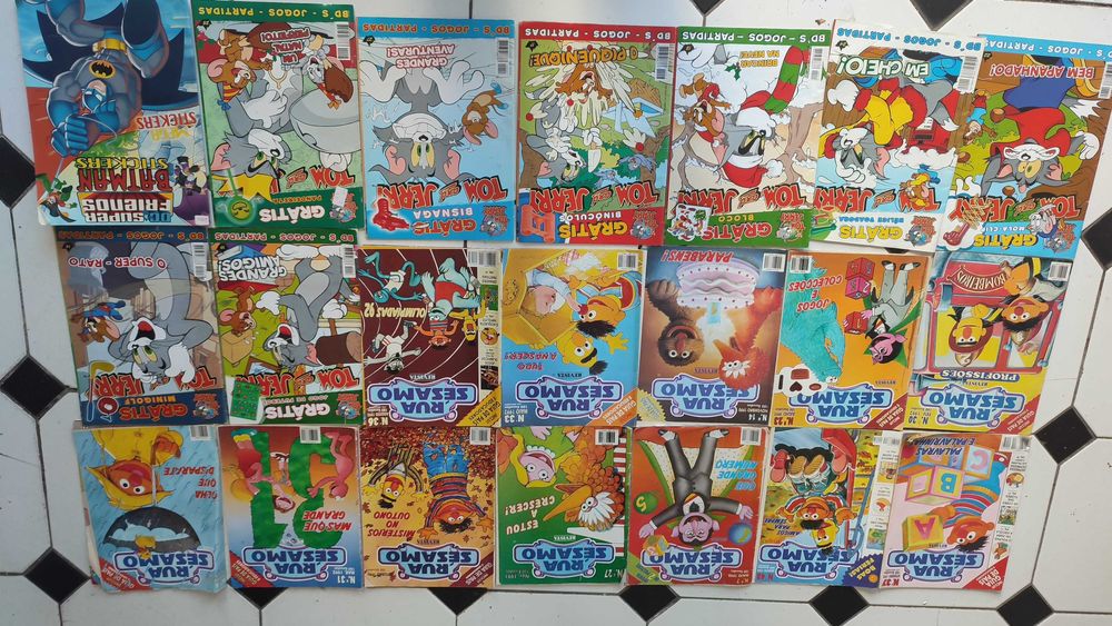 Lote 120 Revistas infantis diversas antigas