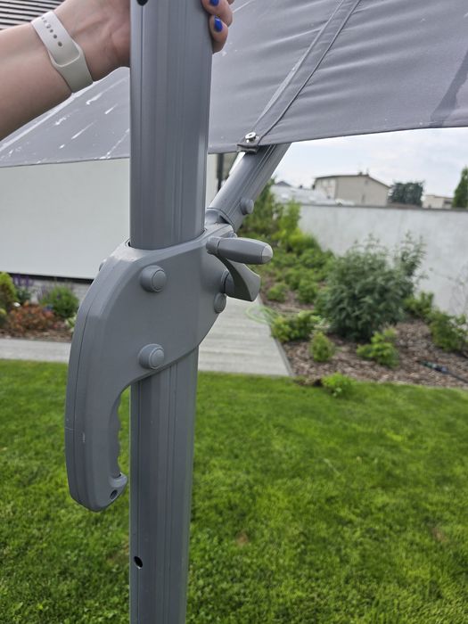 Duży parasol 4x3m antracyt