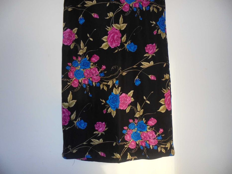 vestido de senhora com flores