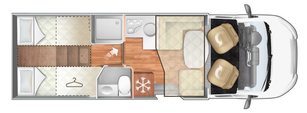 Wynajem kampera 5 osób roller Wypożyczalnia wynajmę kamper 2024