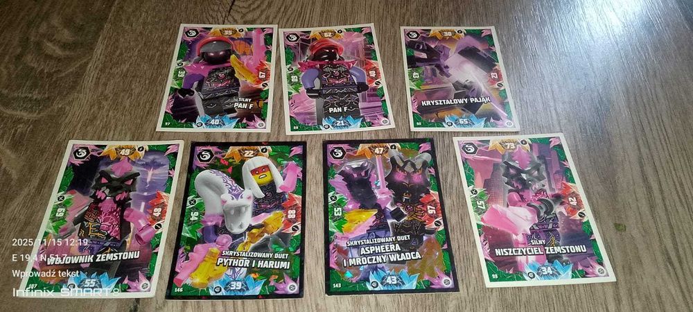 lego ninjago karty seria nr 8