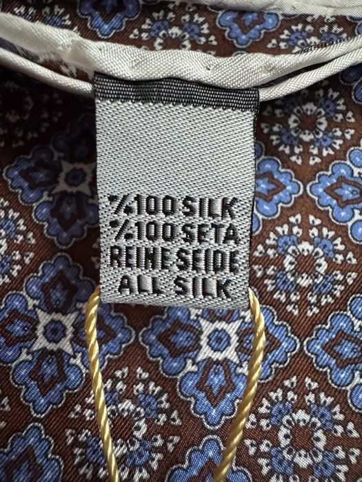 Nowa jedwabna poszetka 100% jedwab - firma EM