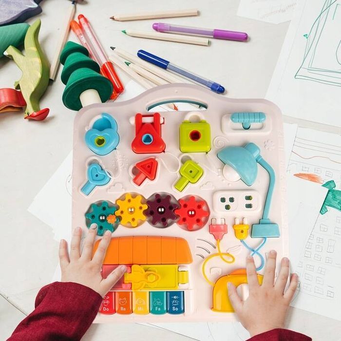 Tablica Sensoryczna Manipulacyjna Stolik Edukacyjny Interaktywny