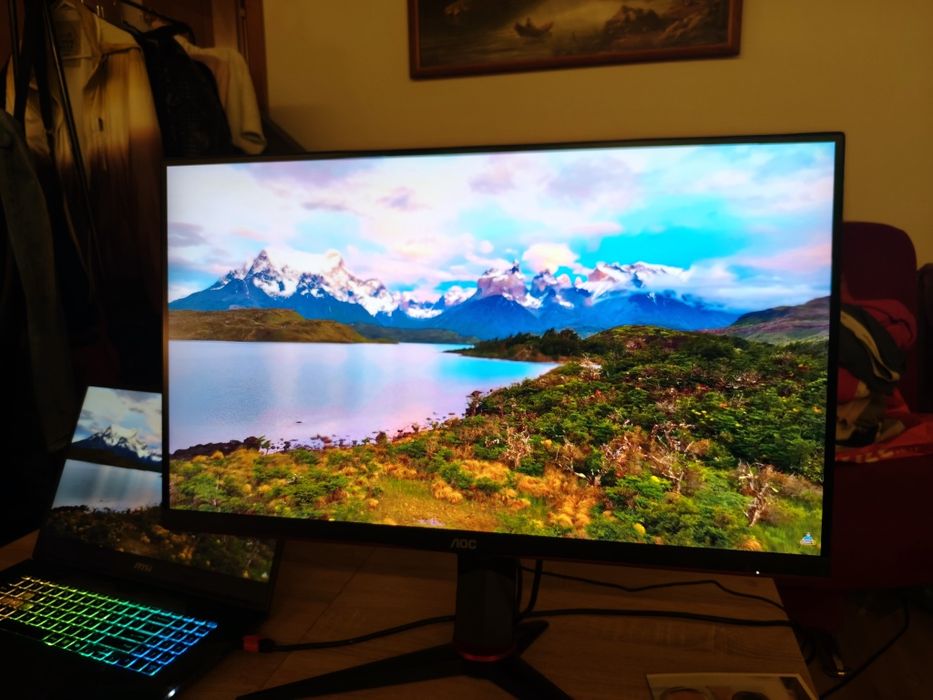 Monitor Aoc  2560 x 1440 (WQHD). Super stan