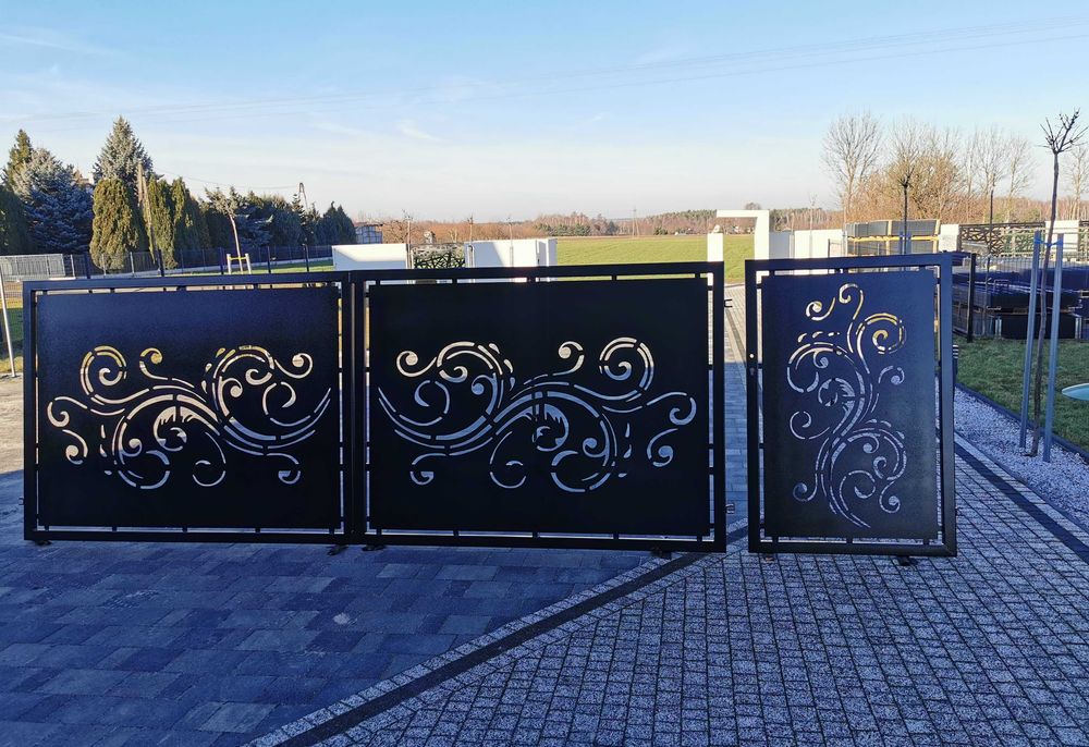Brama + Furtka z profila 80x20 Ocynk +Ral Producent