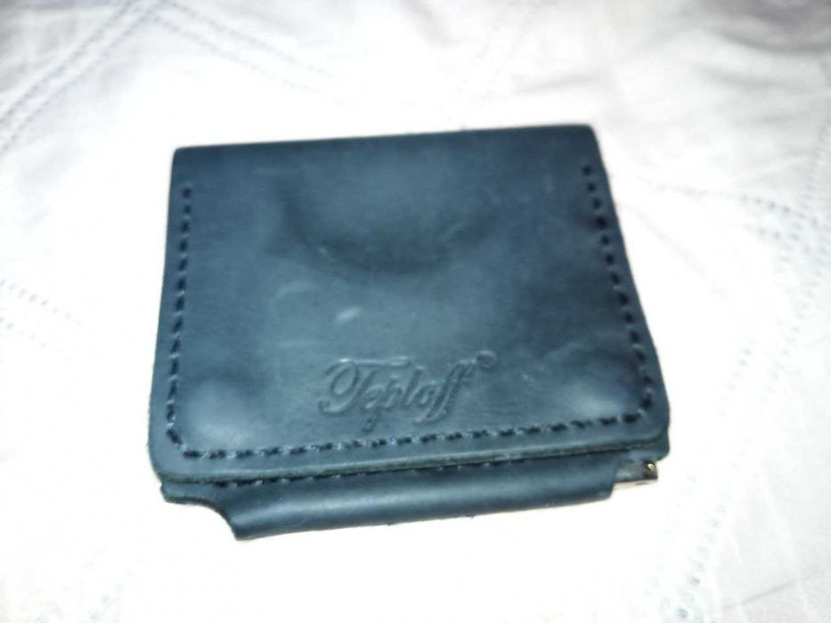 Smart кошелек с зажимом, натуральная кожа, ручная работа