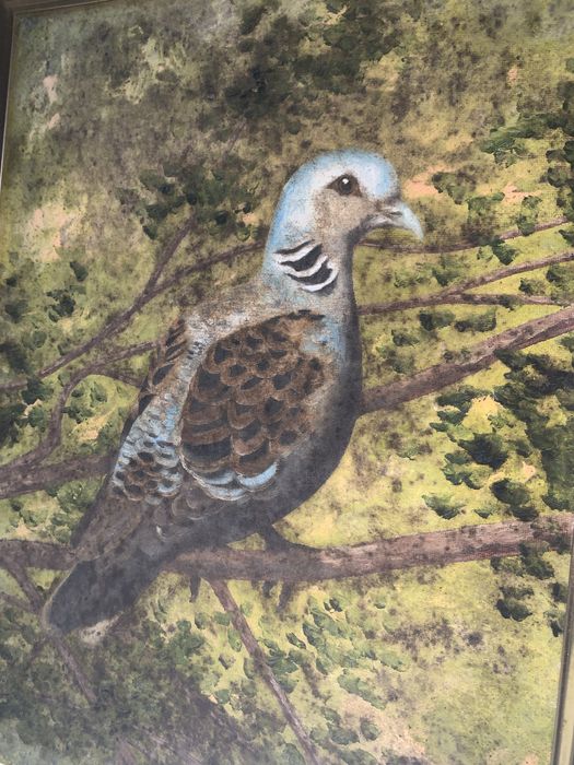 quadro pintado a mao