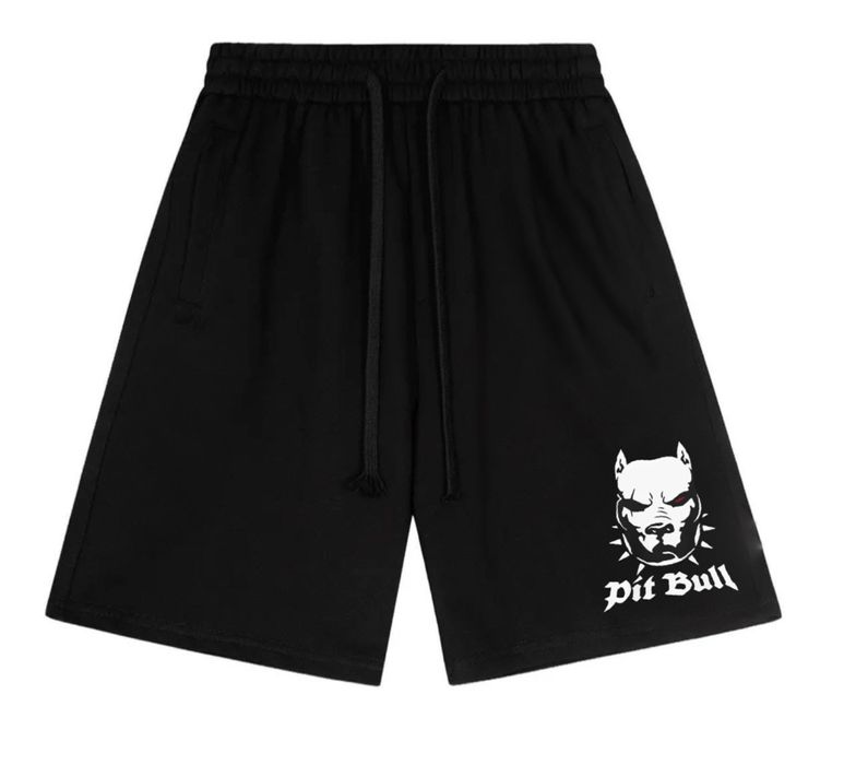 Спортивные шорты Pit Bull Casual  Logo черные питбуль