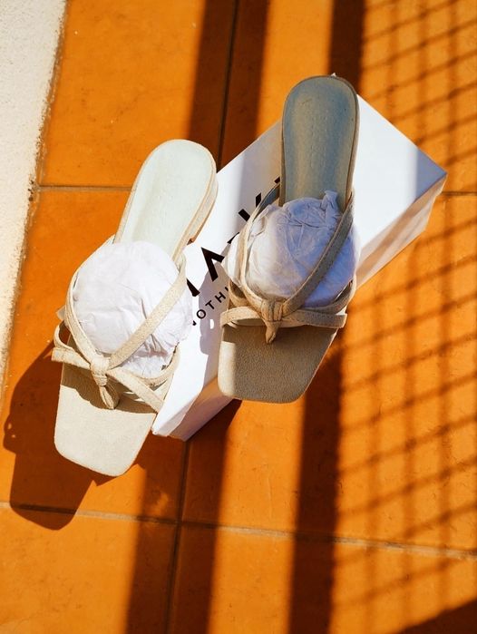 Nowe / klapki /NA-KD / oldmonay / vintage / summer/