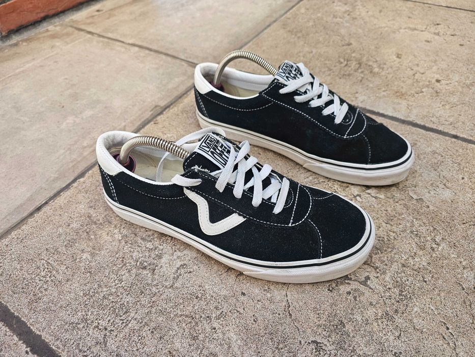 Buty męskie Vans 42(27cm) czarne zamszowe
