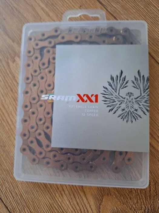 SRAM łancuch PC-XX1 Eagle 12s 126L miedziany+ spinka AXS nowy 2,2