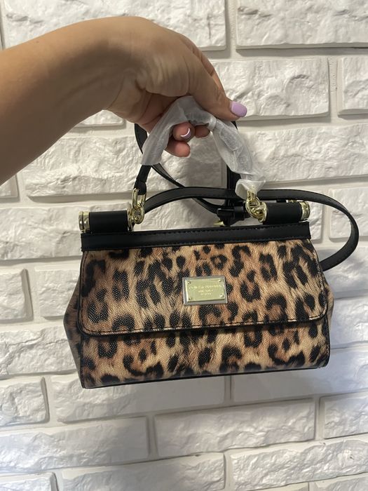 Тренд року! сумка леопардова, чорна , біла, бежева