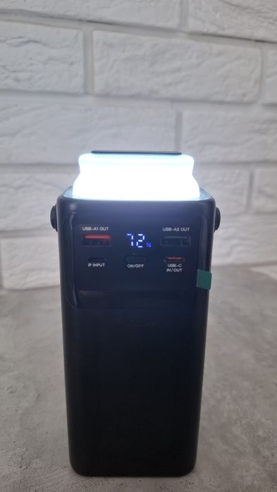 Power Bank 30000 mAh Fast Charge + LED-ліхтар