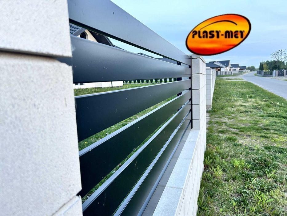 Sztachety metalowe profil 120x20 malowane ocynkowany przęsło panelowe