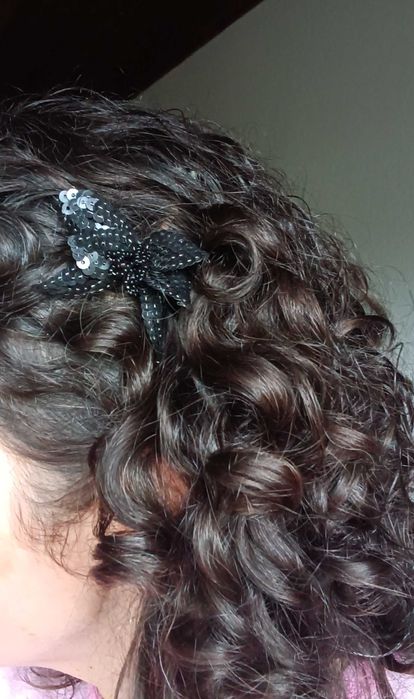 Gancho cabelo borboleta