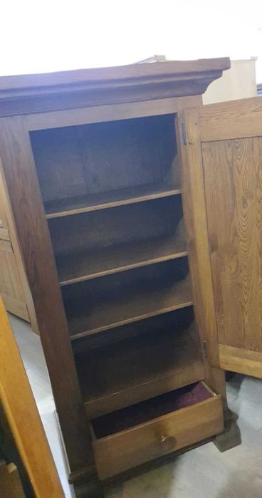 Piękna bieliźniarka szafa drewniana dąb rustykalny masywna FV DOWÓZ