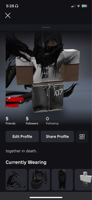 ігровий профіль Roblox