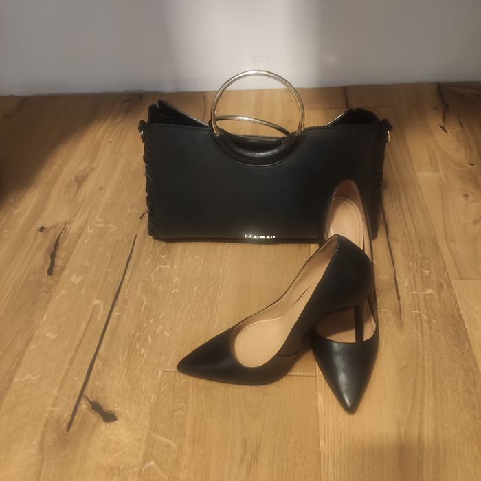 Buty,szpilki, torebka Kazar