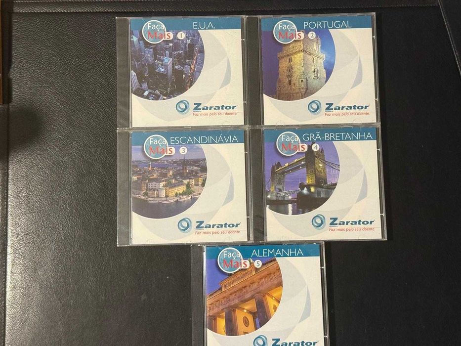 Coleção de 5 CDs. interativos de vários países