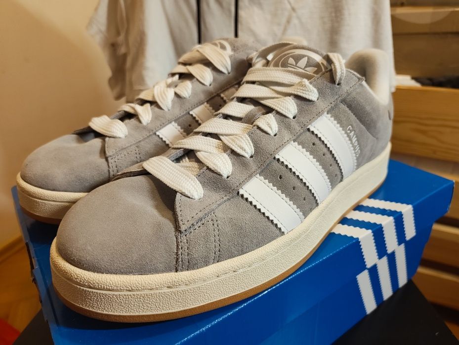 Buty męskie Adidas Campus 00s Szarobiałe 46 2/3