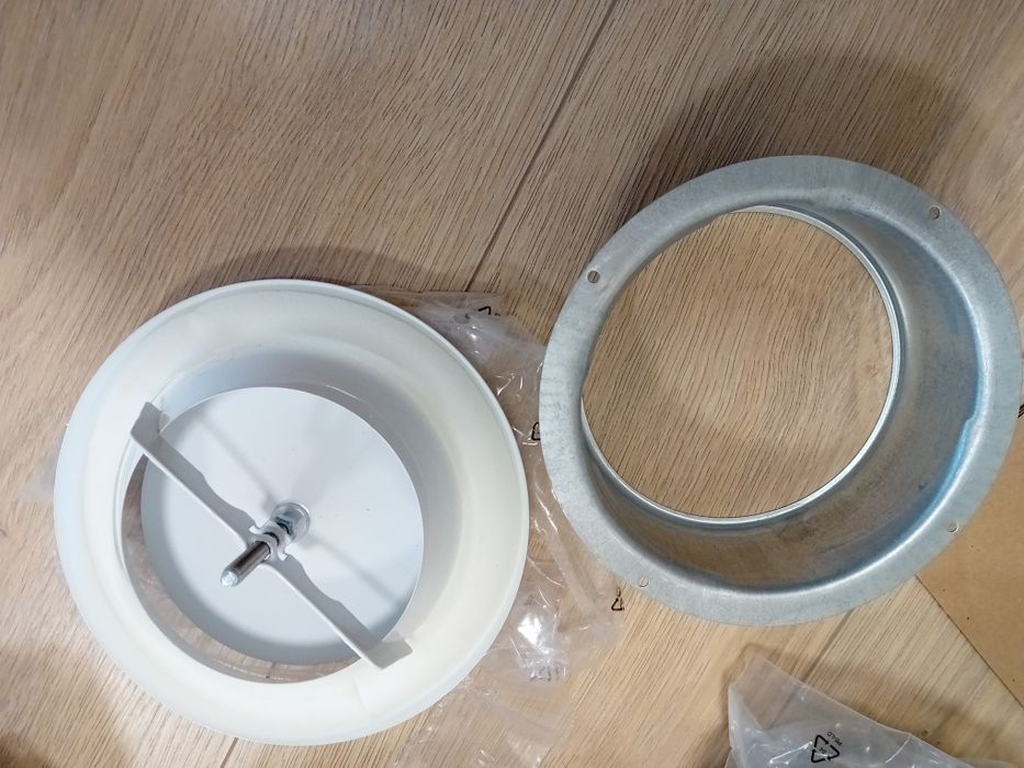 Anemostat biały 2 rodzaje