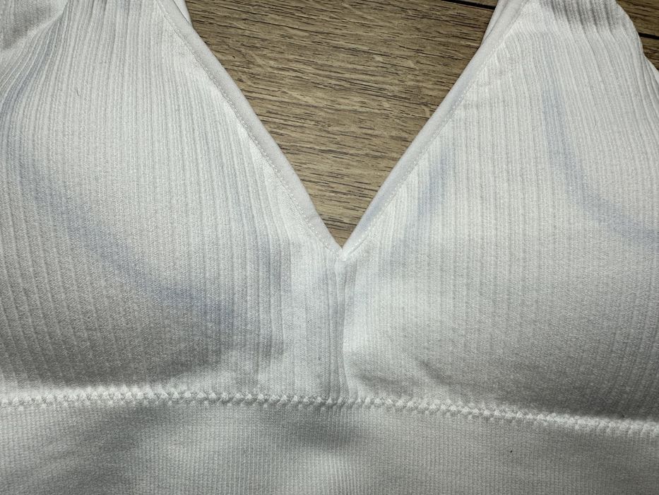Primark biustonosz sportowy biały S