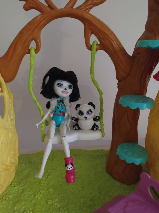 Domek enchantimals panda + lama bez nogi gratis