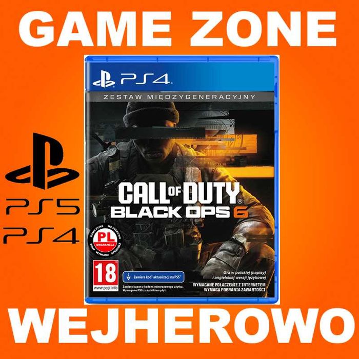 Call of Duty Black Ops 6 PS4 + Slim + Pro + PS5 = PŁYTA PL