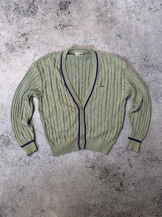 кардиган lacoste vintage made in france