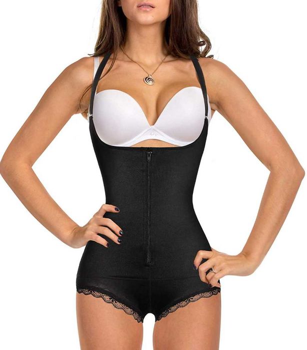 Gotoly Shapewear Damskie eleganckie body z dekoltem kombinezon rozm.M