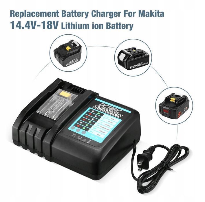 Ładowarka 18 V z akumulatorem do Makita