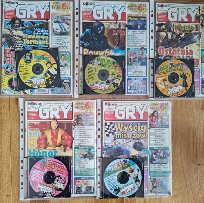 Komputer świat gry kompletny rocznik 2000
