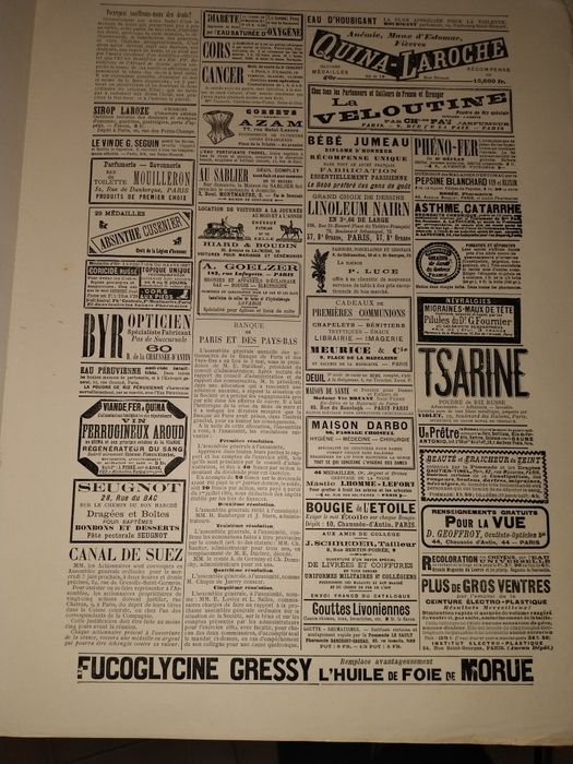 Folhas Originais Revista "Paris Illustré" (1889) – Exposição Universal / Torre Eiffel