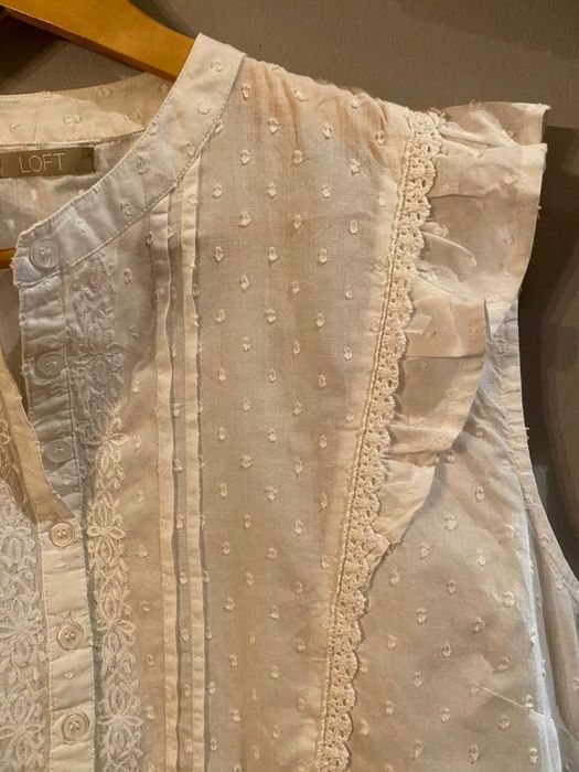 Camisa branca da Loft