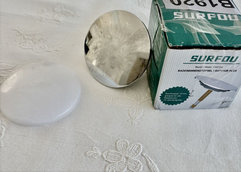 Korek do wanny do syfonu wannowego automatycznego standard 72mm