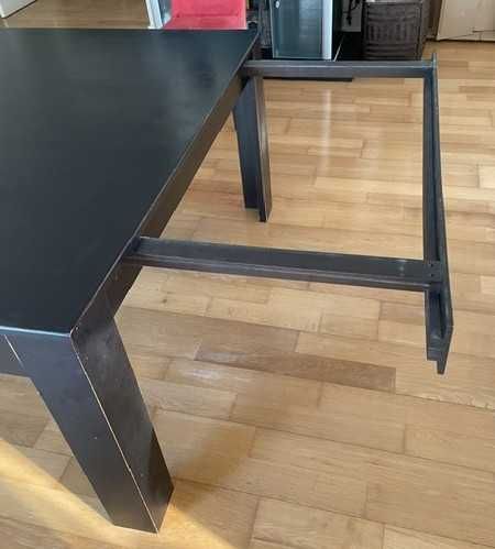 Mesa de jantar quadrada 140cm, com extensão 200cm - 500€