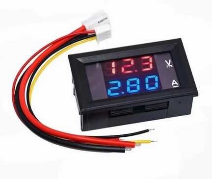 Вольт-Амперметр ватметр  до 100В и ток до 10А