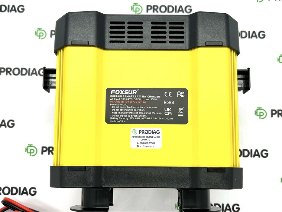 FOXSUR (12V/25A-24V/15A) FPT-250- імпульсний зарядний пристрій