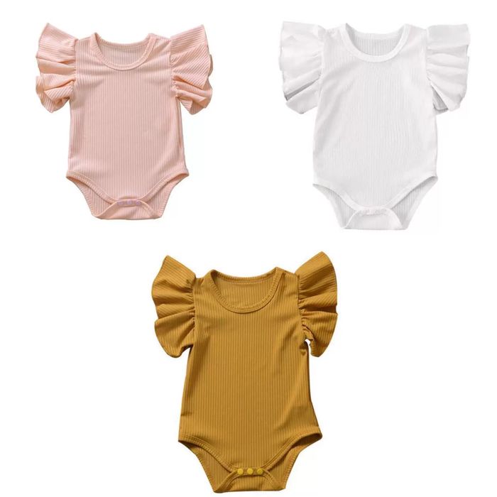 НОВІ Боді з рюшами для дівчинки